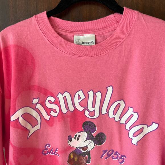 Disney maternity Hanes beefy T pink Mickey Mouse resort T-shirt - Picture 3 of 9